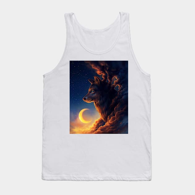 Night Guardian Tank Top by jojoesart